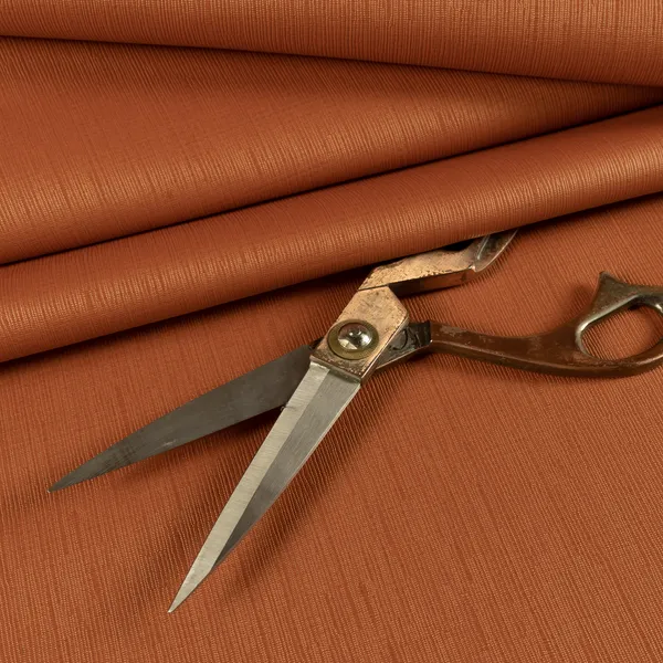Yucatan Textured Faux Leather Material Orange Colour CTR-2675