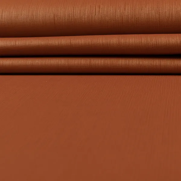 Yucatan Textured Faux Leather Material Orange Colour CTR-2675