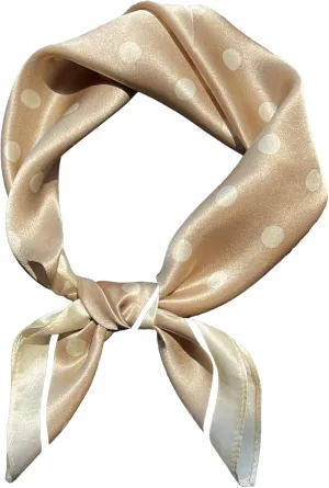 Yuella 100% Mulberry Silk Small Square Scarf for Women - 21"x21" Lightweight Breathable Neckerchief Headscarf