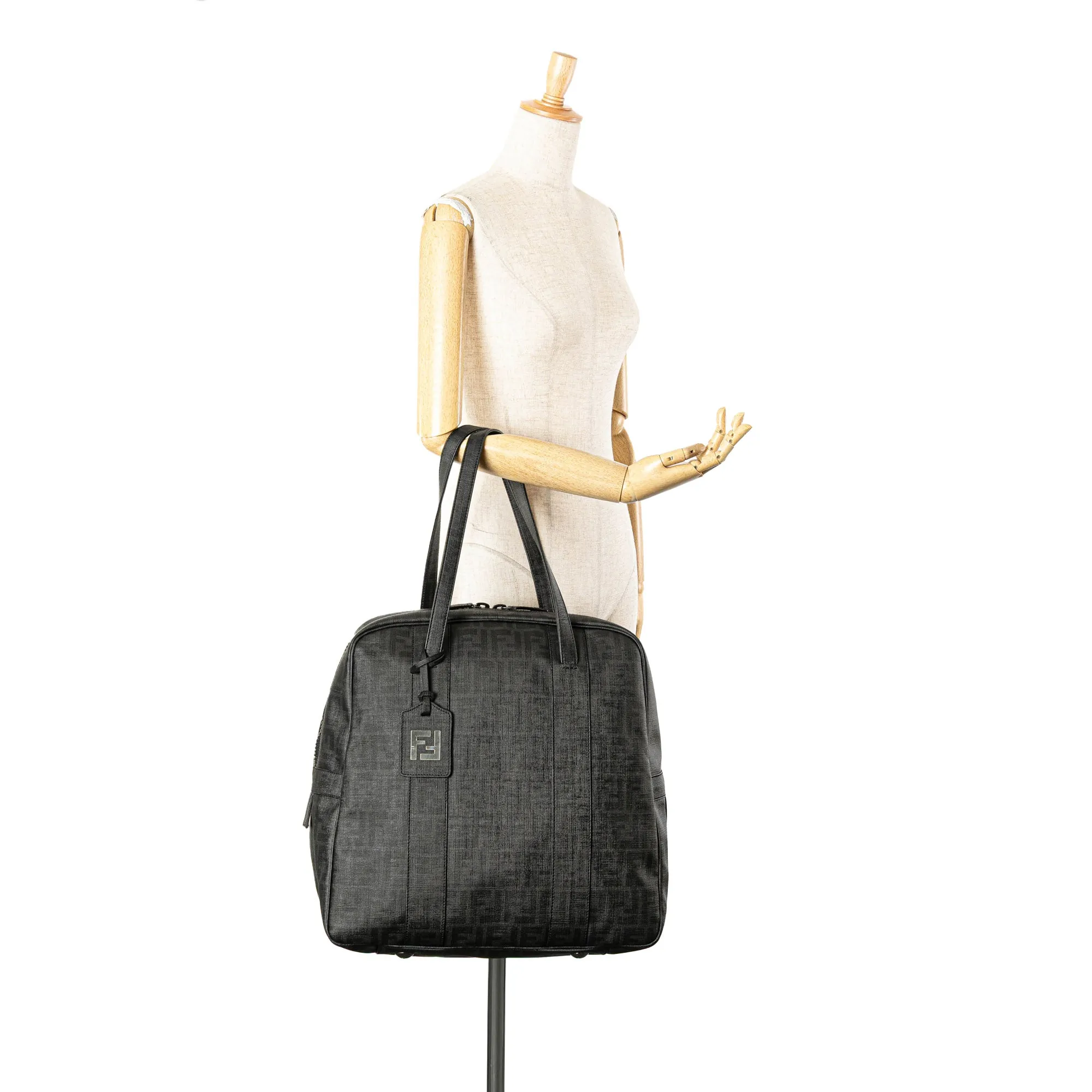 Zucca Coated Canvas Handbag
